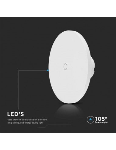 Lampada LED da Muro Rotonda 12W...