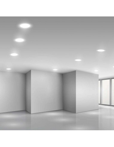 78561-Mini Pannello LED Chip Samsung  Rotondo da Incasso Compatibile con Foro -mm Colore Bianco -4