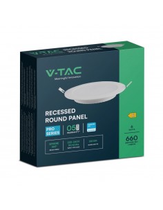 78591-Mini Pannello LED Chip Samsung  Rotondo da Incasso Compatibile con Foro -mm Colore Bianco -1 2