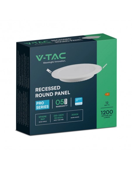 78621-Mini Pannello LED Chip Samsung  Rotondo da Incasso Compatibile con Foro -mm Colore Bianco -2