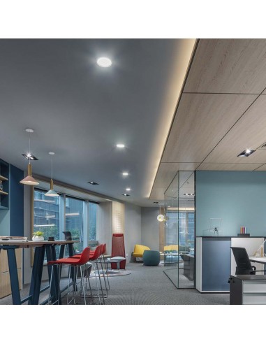 7868-Mini Pannello LED  LM/W Rotondo da Incasso Compatibile con Foro -mm Colore Bianco -4