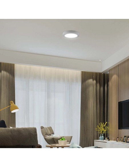78721-Plafoniera LED Chip Samsung Tonda  LM/W Colore Bianco -5