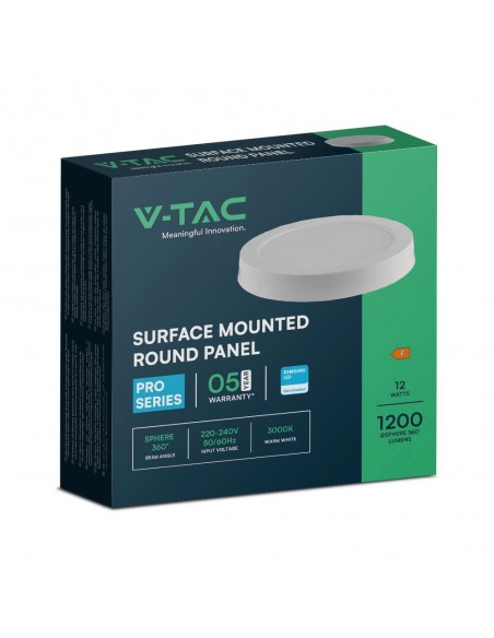 78751-Plafoniera LED Rotonda  Chip Samsung Montaggio a Plafone Colore Bianco -2