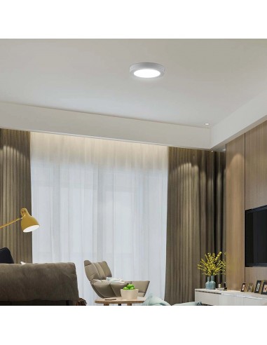 78781-Plafoniera LED Chip Samsung Tonda  LM/W Colore Bianco -5