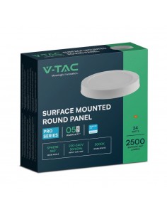 78791-Plafoniera LED Chip Samsung Rotonda  LM/W Colore Bianco -1 2