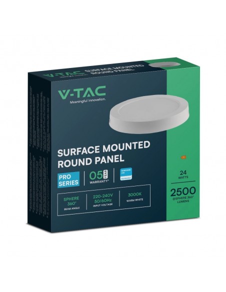 78791-Plafoniera LED Chip Samsung Rotonda  LM/W Colore Bianco -2