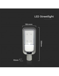 7887-Armatura Stradale LED  Colore Grigio  -1 2