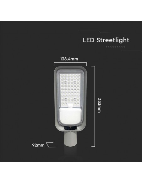 7887-Armatura Stradale LED  Colore Grigio  -2