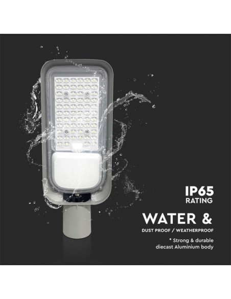 7888-Armatura Stradale LED  Colore Grigio  -7