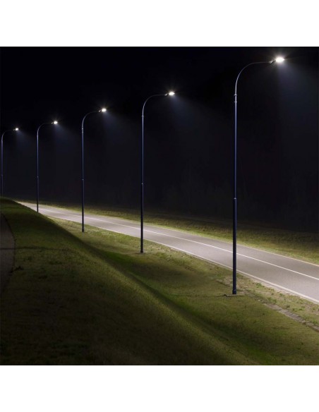 7889-Armatura Stradale LED  Colore Grigio  -4