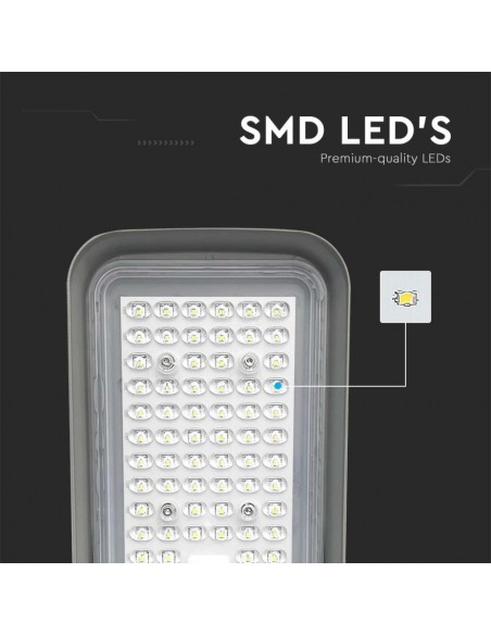 Armatura Stradale LED 100W Grigio 4000K IP65