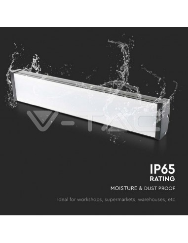 7892-Campana Industriale LED Lineare  Colore Nero  -7