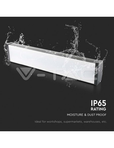 7892-Campana Industriale LED Lineare  Colore Nero  -7