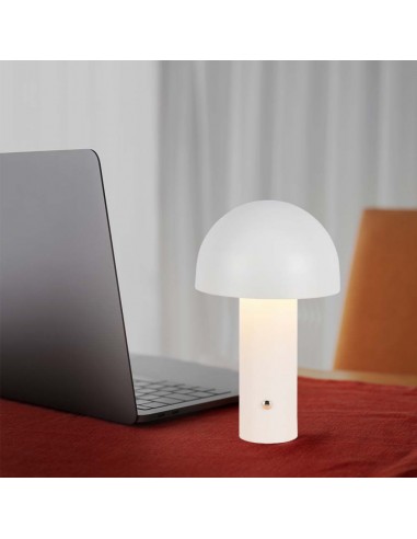 7899-Lampada LED da Tavolo  con Batteria mAh Ricaricabile USB C Colore Bianco in Metallo Touch Dimmerabile in-5