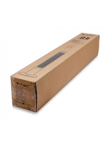 7901-Ventilatore a Torre  con Display LED con Indicatore di Temperatura e Telecomando Colore Nero cm-2