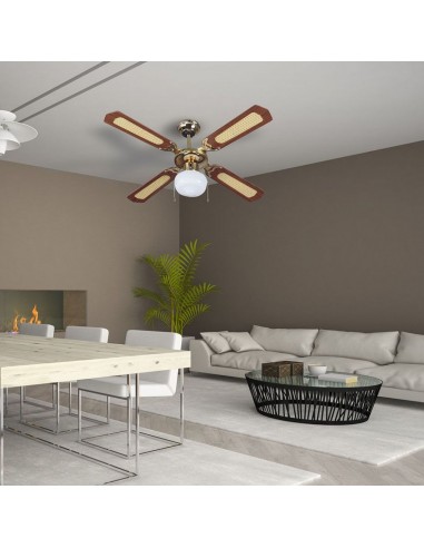 7914-Ventilatore LED da Soffitto E con Motore a Corrente Alternata da   pale-4