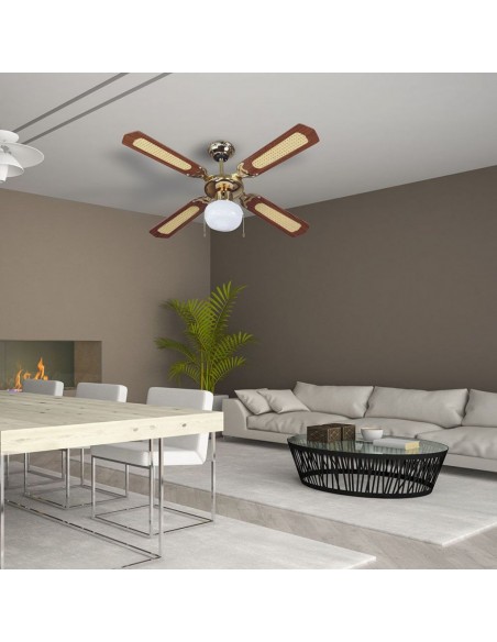 7914-Ventilatore LED da Soffitto E con Motore a Corrente Alternata da   pale-4