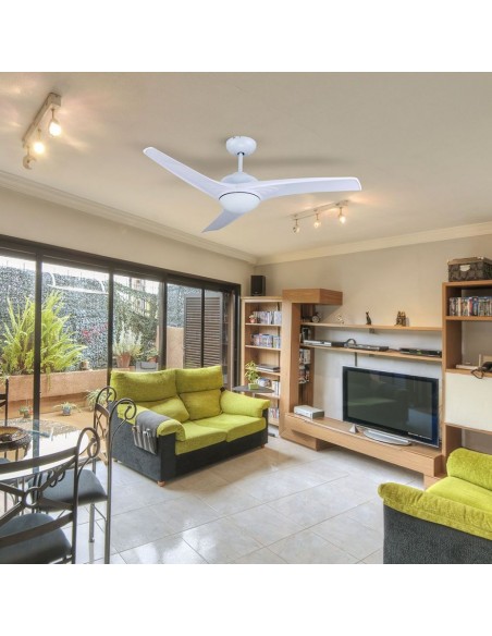 7919-Ventilatore LED da Soffitto   in  con Motore a Corrente Continua da  con Telecomando  pale-4