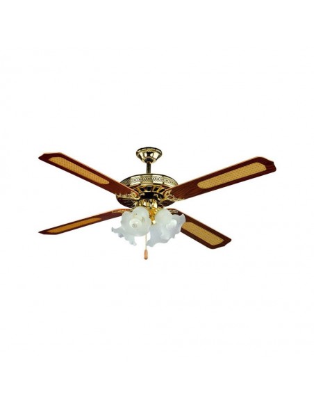 7921-Ventilatore LED da Soffitto xE in Vetro con Motore a Corrente Alternata da   pale-1