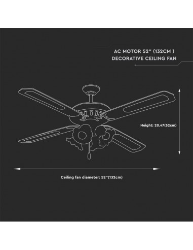 7921-Ventilatore LED da Soffitto xE in Vetro con Motore a Corrente Alternata da   pale-3