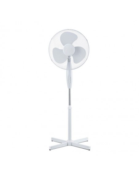 7922-Ventilatore con Base a Croce  Altezza Regolabile Max cm  Pale a  Velocità Rotante Colore Bianco-4
