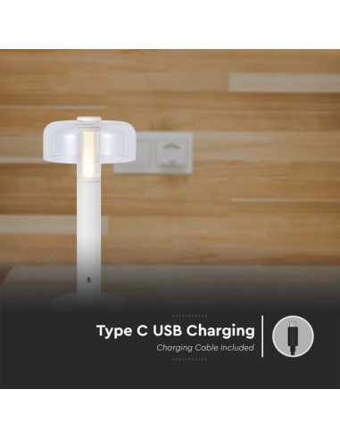 Lampada da tavolo a LED Batteria...