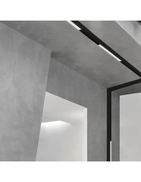 7956-Plafoniera LED SMD Lineare da Binario Magnetica  V  Colore Nero  -4