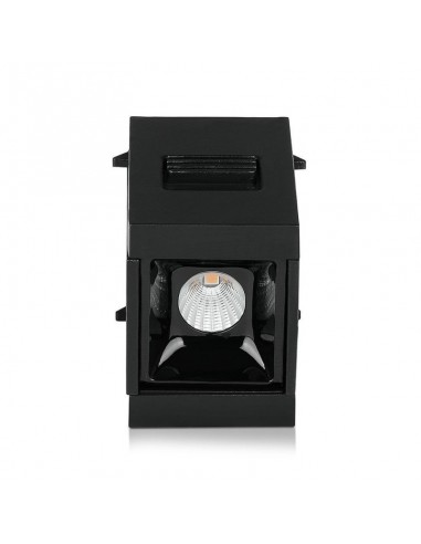 7958-Faretto LED SMD Lineare da Binario Magnetico  V UGR Colore Nero  -6