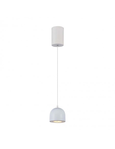 7993-Lampadario LED a Sospensione  a Forma di Coppa in Metallo Øxcm  Colore Bianco-1