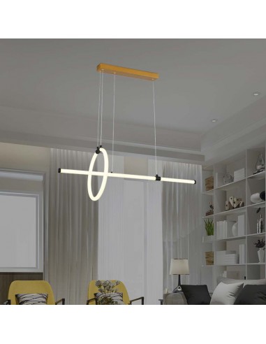 8022-Lampadario LED a Sospensione  dal Design Moderno Colore Nero -3