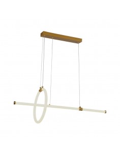 8023-Lampadario LED a Sospensione  dal Design Moderno Colore Oro -1