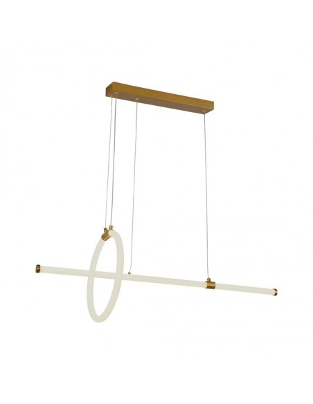 8023-Lampadario LED a Sospensione  dal Design Moderno Colore Oro -1