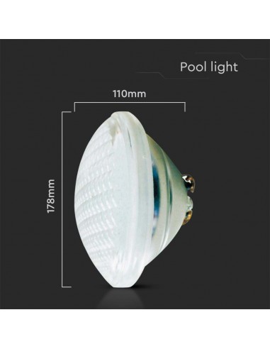 8026-Lampada LED da Piscina in Vetro  PAR  -3