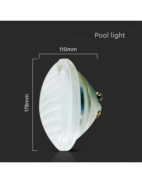 8026-Lampada LED da Piscina in Vetro  PAR  -3