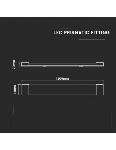 8049-Plafoniera LED Prismatica  LM/W cm -3