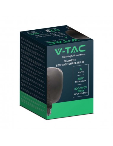 8056-Lampadina LED E  Filamento Forma di Vaso Colore Nero-2