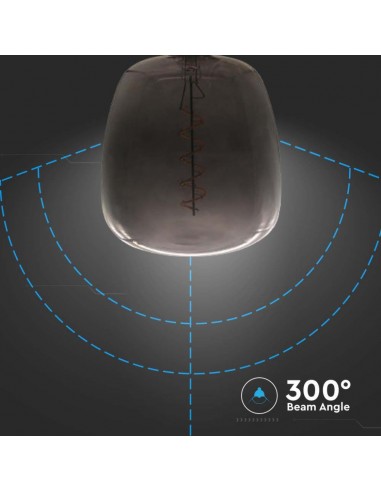 8056-Lampadina LED E  Filamento Forma di Vaso Colore Nero-6