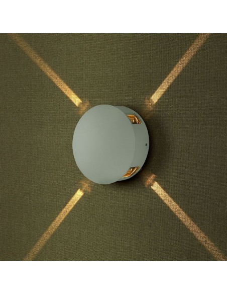 8213-Lampada LED da Muro Rotondo  LM/W Colore Bianco  -4