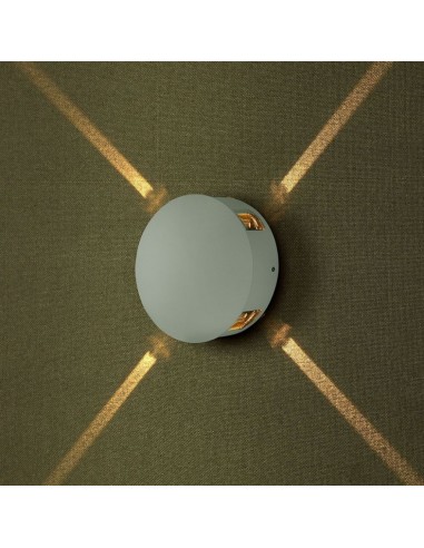 8214-Lampada LED da Muro Rotondo  LM/W Colore Bianco  -4