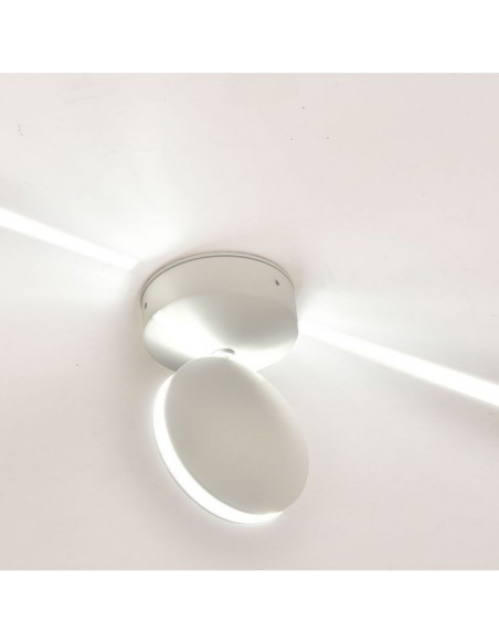 8218-Lampada LED da Muro Arrotondata  LM/W Fascio Luminoso a  Colore Bianco  -4