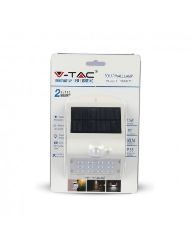 8276-Lampada LED Solare da Muro a Batteria -2