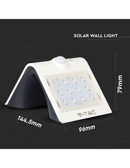 8276-Lampada LED Solare da Muro a Batteria -3
