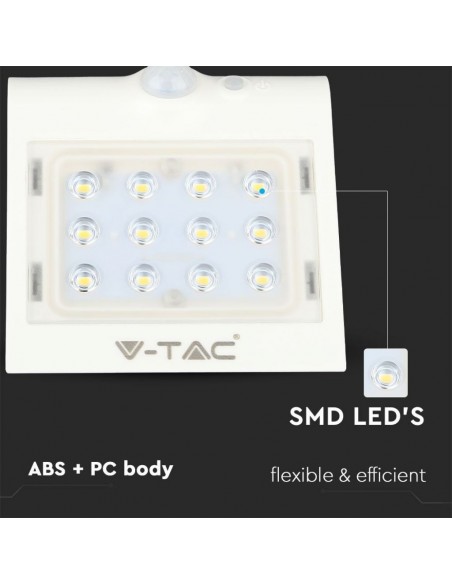 8276-Lampada LED Solare da Muro a Batteria -5