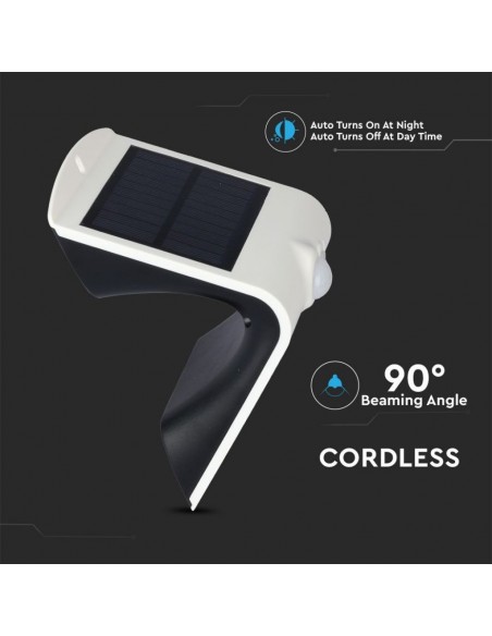 8276-Lampada LED Solare da Muro a Batteria -7