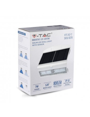 8278-Lampada LED Solare da Muro a Batteria -2