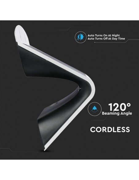 8278-Lampada LED Solare da Muro a Batteria -7