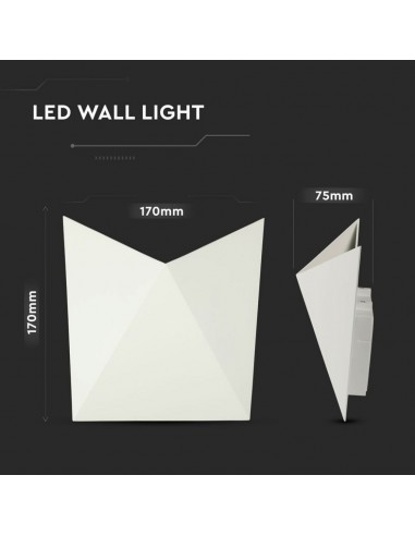 8281-Lampada LED da Muro a Tasca  LM/W Colore Bianco  -3