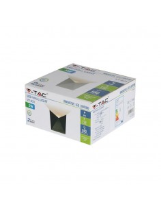 8282-Lampada LED da Muro a Tasca  LM/W Colore Nero  -1 2