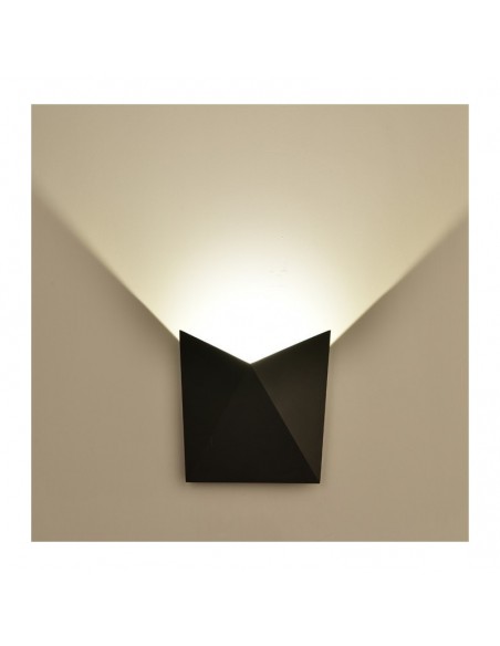 8282-Lampada LED da Muro a Tasca  LM/W Colore Nero  -5