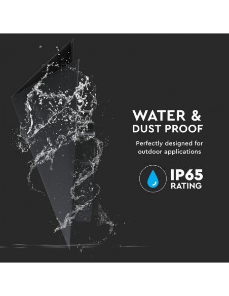 8282-Lampada LED da Muro a Tasca  LM/W Colore Nero  -7